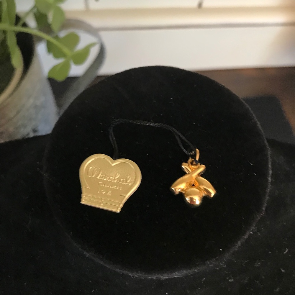 14k Vintage MARCHAL Bowling Charm (Original tag attached)